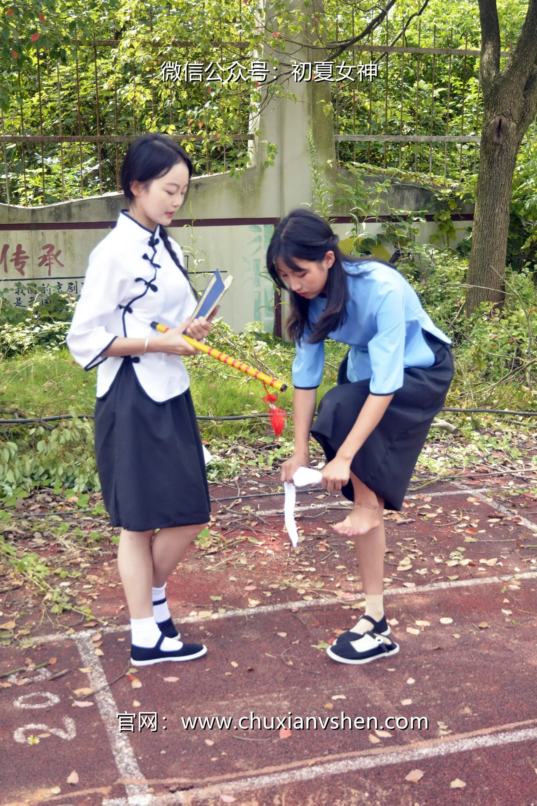 初夏女神 NO.034 点点、双双 民国姐妹 [180P]插图9
